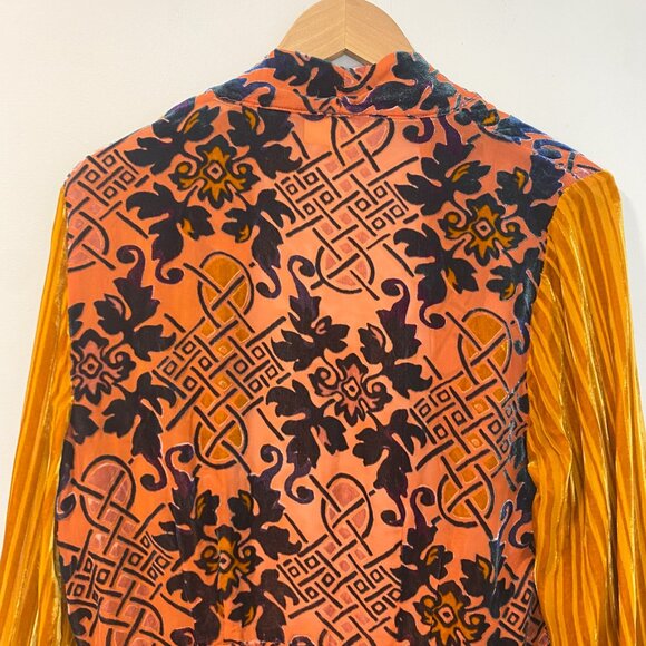 Moulinette Soeurs Velvet Wrap Top by Anthropologie – Size Large - Picture 13 of 14